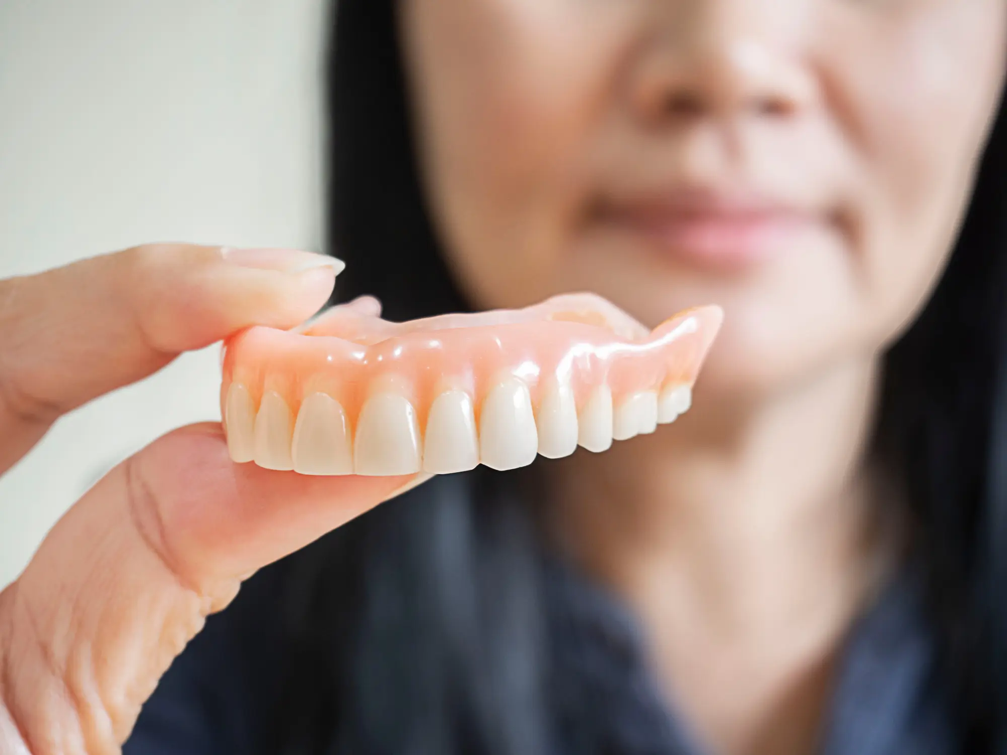Natural looking dentures and restored smile